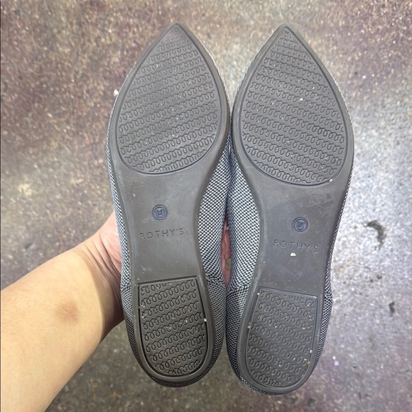 Rothy's Gray Flats with Pointed Toe Design - Picture 4 of 4